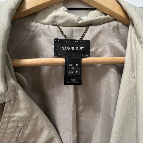 Mango suit trench coat - Picture 3 of 8